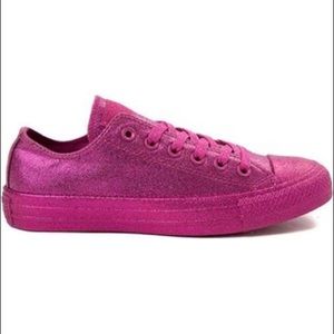 womens pink sparkly converse